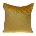 thumbnail image 1 of Tufted Diamond Yellow Ochre Transitional Square Pillow, 1 of 10