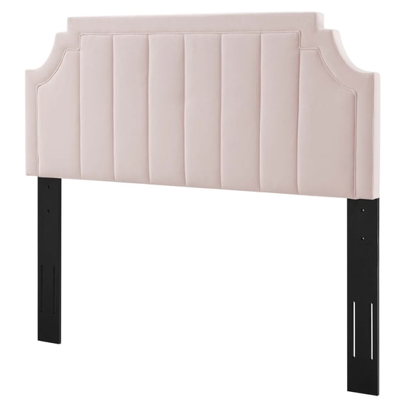 Tufted Headboard, Full Queen Size, Velvet, Pink, Modern Contemporary Urban Design, Bedroom Master Guest Suite