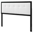 thumbnail image 1 of Tufted Headboard, King Size, Wood, Fabric, Black White, Modern Contemporary Urban Design, Bedroom Master Guest Suite, 1 of 9