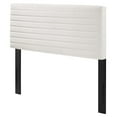 thumbnail image 1 of Tufted Headboard, King and CA King Size, White, Velvet, Mid Century Bedroom, Modern Contemporary Boutique HB35674, 1 of 7