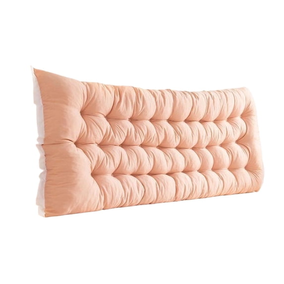 Tufted Headboard Pillow, Rectangular Bed Backrest Cushion For Reading, Large Back Support Pillow For Bed, Sofa, And Window Seat,100X50Cm