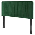 thumbnail image 1 of Tufted Headboard, Twin Size, Velvet, Green, Modern Contemporary Urban Design, Bedroom Master Guest Suite, 1 of 10