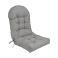 thumbnail image 1 of Tufted High Back Outdoor Chair Cushion, 8 Adjustable Straps Patio Seat Pad with Lumbar Support, 1 of 4
