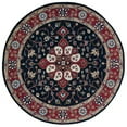 thumbnail image 1 of Tufted Kashan Covered Field Navy & Red Round Area Rug, 10 x 10 ft., 1 of 1