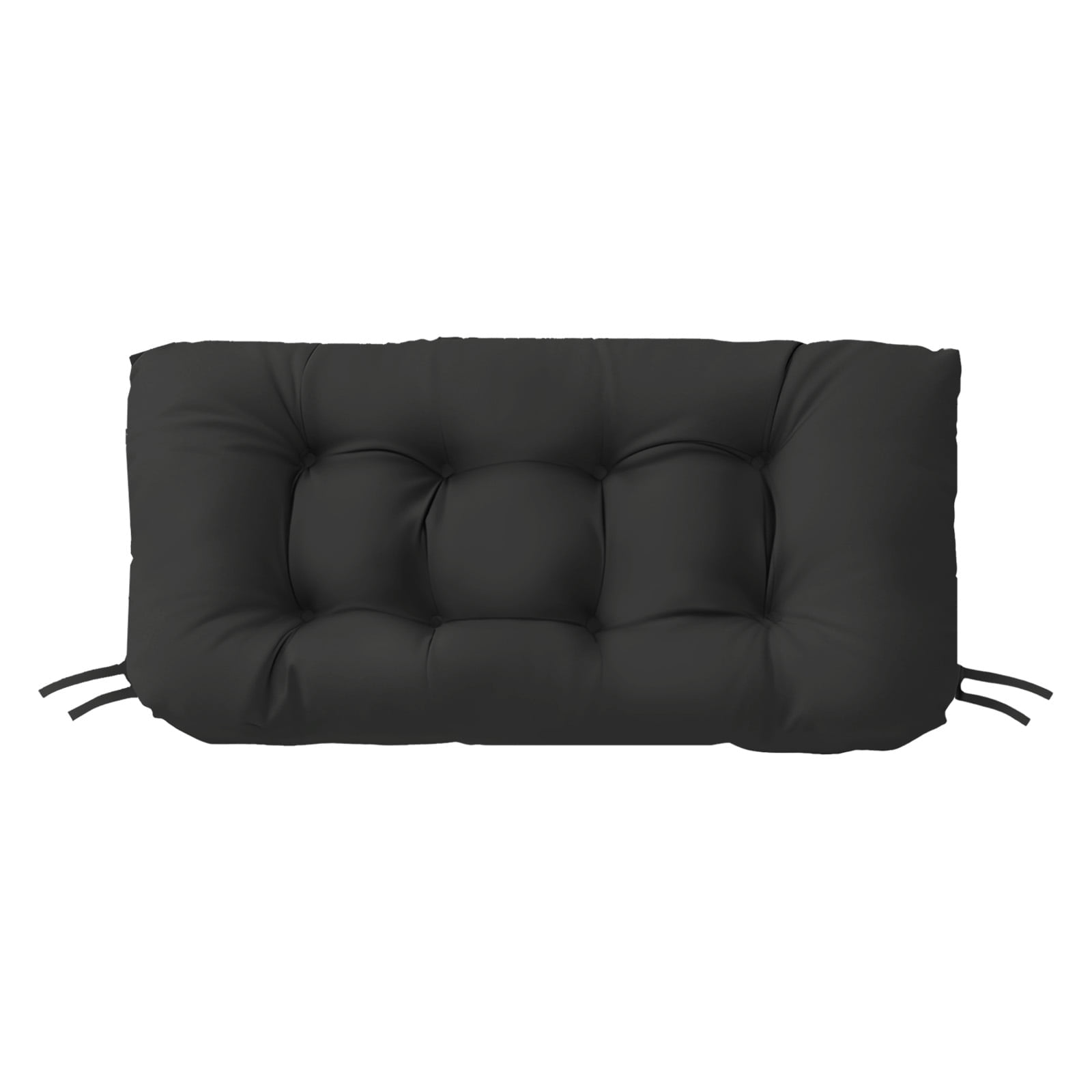 Tufted Large Wicker Loveseat Cushion, Water and Fade-Resistant , Outdoor Settee Cushion for Patio Furniture , 44” x 22" ,(1 count)