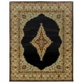 thumbnail image 1 of Tufted Mohtesham Open Field Black & Beige Area Rug, 8 x 10 ft., 1 of 1