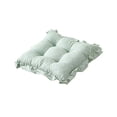 thumbnail image 1 of Tufted Ruffled Chair Cushion for Indoor Dining and Lounge Seating – Non-Slip Support and Soft Cotton Filling for Kitchen, Living Room, and Office Chairs, 1 of 5