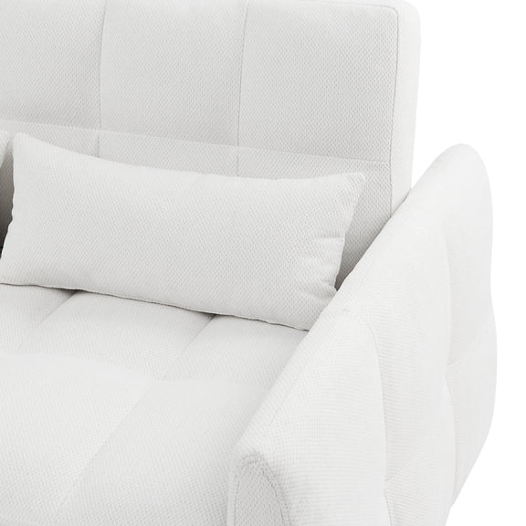 Tufted Sofa Bed & Adjustable Back - Comfortable Solution for Small Apartments