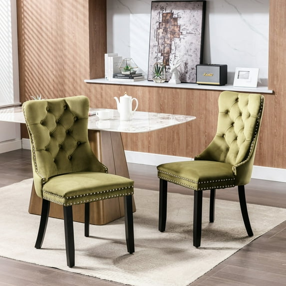 Tufted Style - Strong Back Support - Sitting Room Gathering - Luxury Feel 2-Piece Set