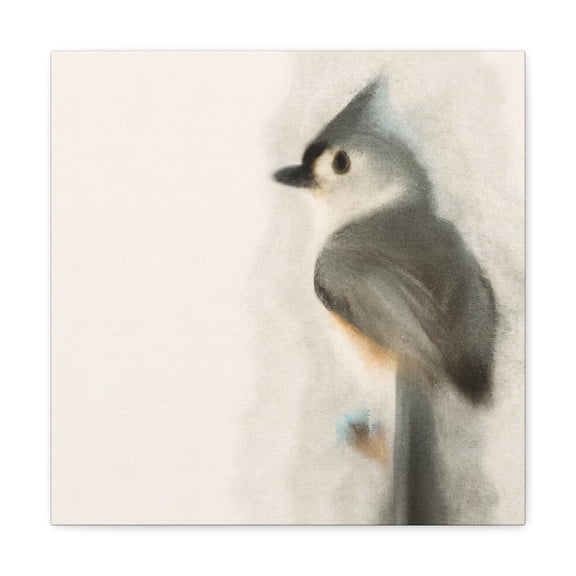 "Tufted Titmouse Mosaic" - Canvas