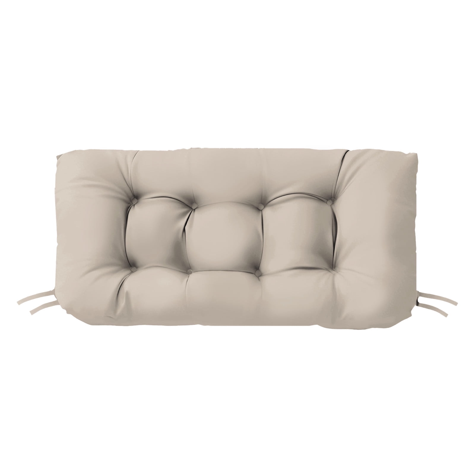 Tufted Wicker Outdoor Settee Cushion, 41" x 19", Water and Fade-Resistant, 1 Count
