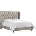 thumbnail image 1 of Tufted Wingback Bed, Multiple Sizes And, 1 of 2