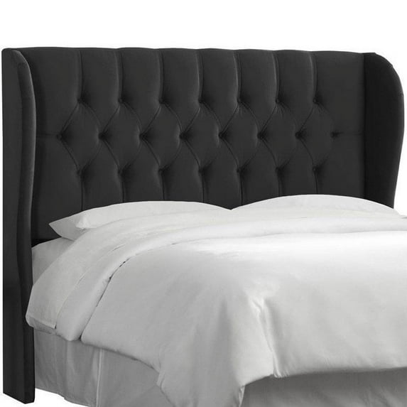 Tufted Wingback Headboard, Multiple Size