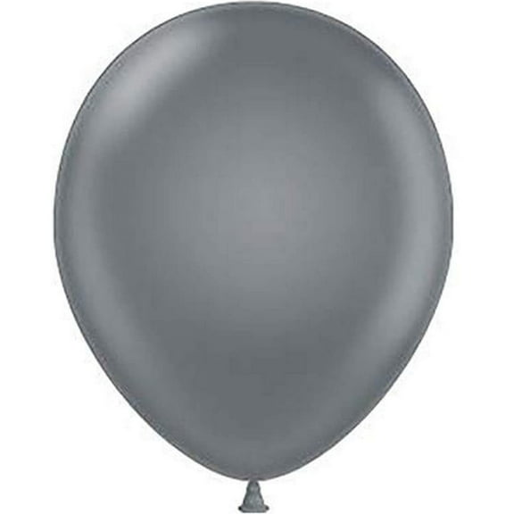100 Tuftex Gray Smoke Color Latex Balloons 11" Made In USA