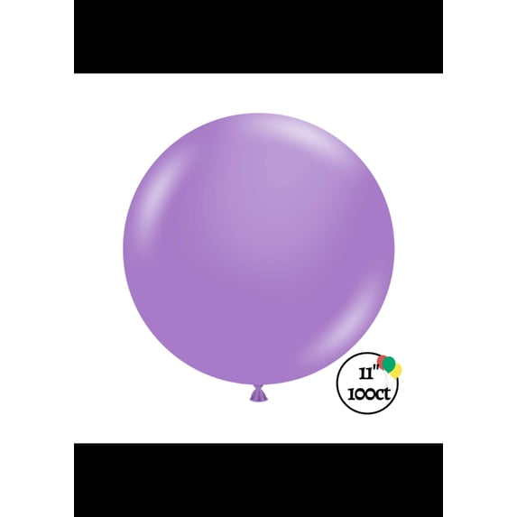 Tuftex 11" Lavender Balloons 100 ct