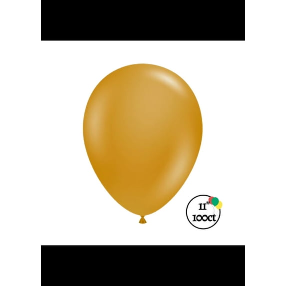 Tuftex 11" Metallic Gold 100 ct