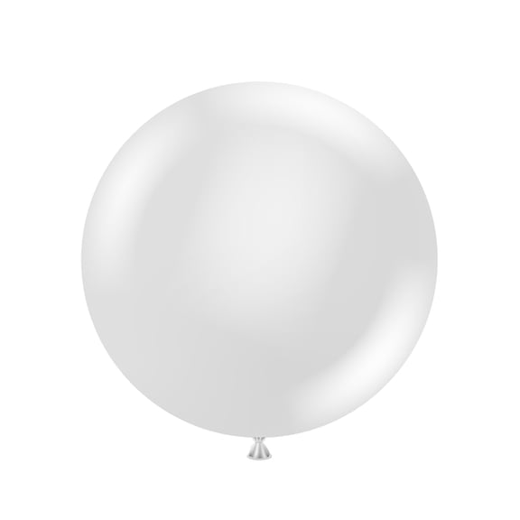 Tuf-Tex 17" Crystal Clear Latex Balloons (50 ct)