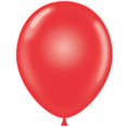 thumbnail image 1 of Tuf-Tex 17" Crystal Red Latex Balloons (50 ct), 1 of 2