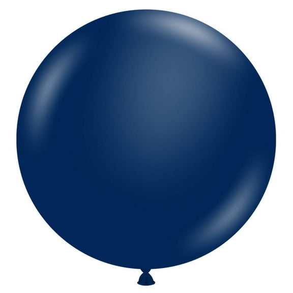 17 inch Metallic Midnight Blue TUFTEX Latex Balloons (50 Pack) - Party Supplies Decorations