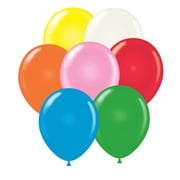 17 inch Tuftex Standard Assortment With White Latex Balloons 50 Pack - Party Supplies Decorations