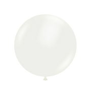 Tuf-Tex 17" White Latex Balloons 50 ct