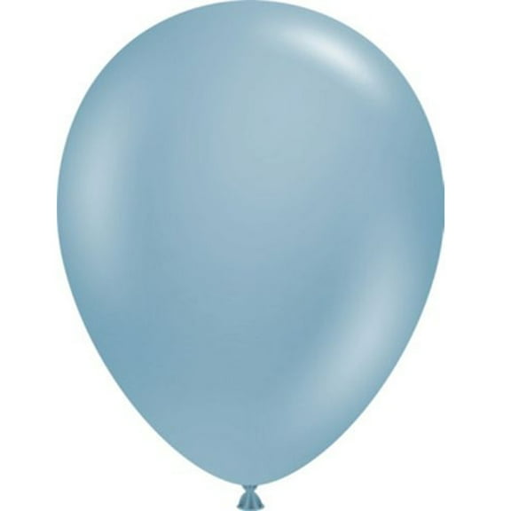 Tuftex 5" Blue Slate Pastel Latex Balloons (50ct)
