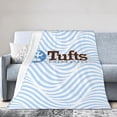 thumbnail image 1 of Tufts University Logo Fleece Blanket, Very Soft Microfiber Flannel Blanket for Couch Warm and Cozy for All Seasons, 1 of 6