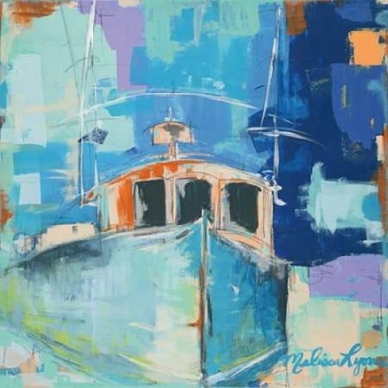 Tug Boat Canvas Art - Melissa Lyons (24 x 24)