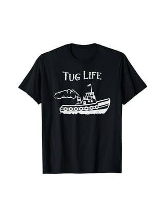  Vintage The Tug Is My Drug Tee Funny Fishing T-Shirt