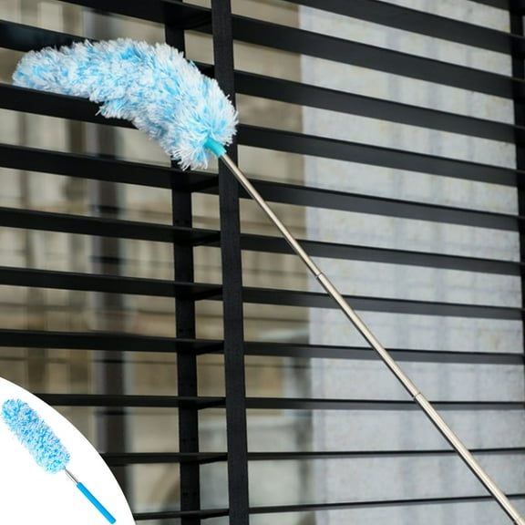 Tuitoonm Dusters For Cleaning High Ceiling Fan Feather Duster Long Extendable Duster For Home Car Furniture InTelescoping Extension Pole