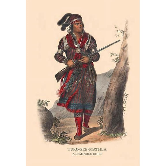Tuko-See-Mathla (A Seminole Chief) Fine art canvas print (20" x 30")