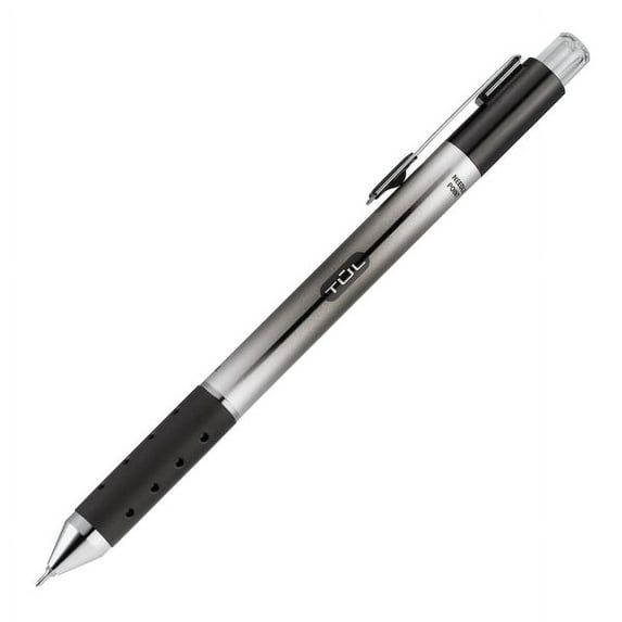 Tul Gel Pens, Retractable, Needle Point, 0.5 mm, Black Ink, Pack of 4