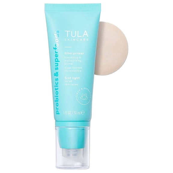 TULA Skin Care Face Filter Blurring and Moisturizing Primer - First Light, 1fl oz