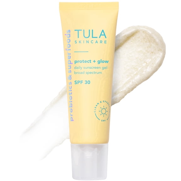 Tula Skincare Supersize Protect + Glow Sunscreen Spf 30 Gel, 3.38 oz