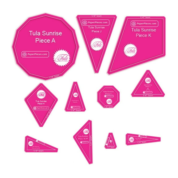 Tula Sunrise 11 Piece Acrylic Set With 1/4in Seam Allowance