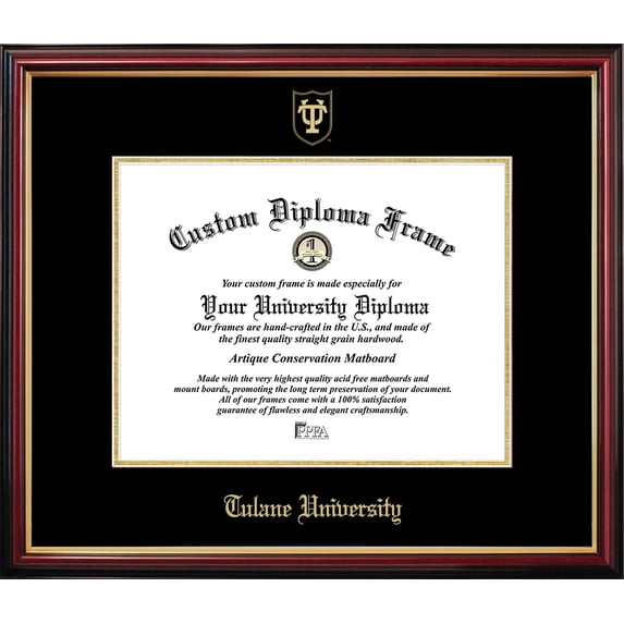 Tulane Petite Diploma Frame