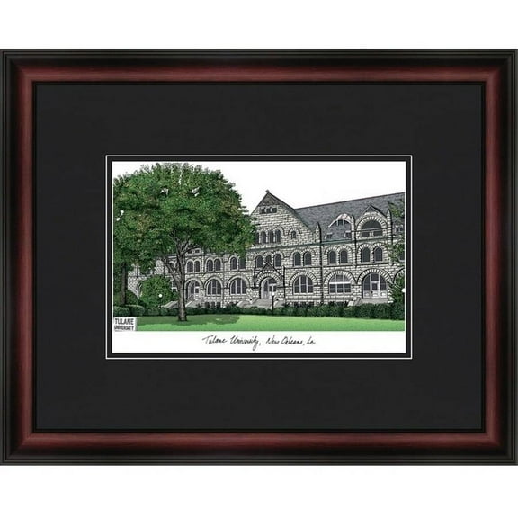 Tulane University Academic Framed Lithograph