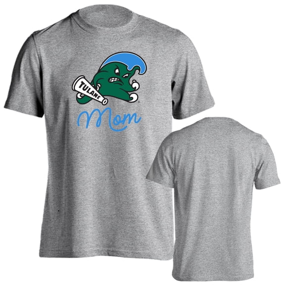 Tulane University Green Wave Mom Proud Parent Short Sleeve T-Shirt