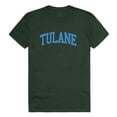 thumbnail image 1 of Tulane University Men College T-Shirt, Forest White - Large, 1 of 1