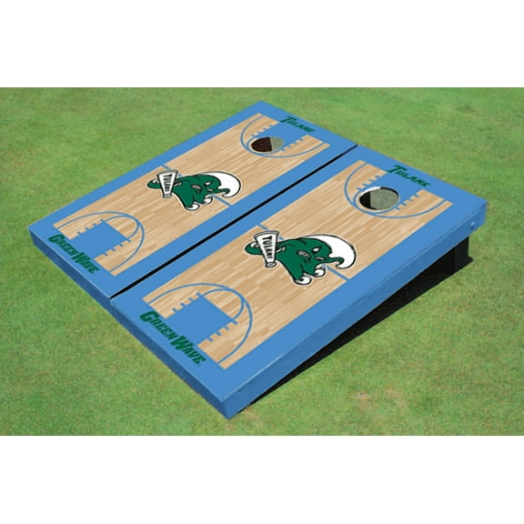 Tulane University Unci Matching  Basketball Court Custom Cornhole Board