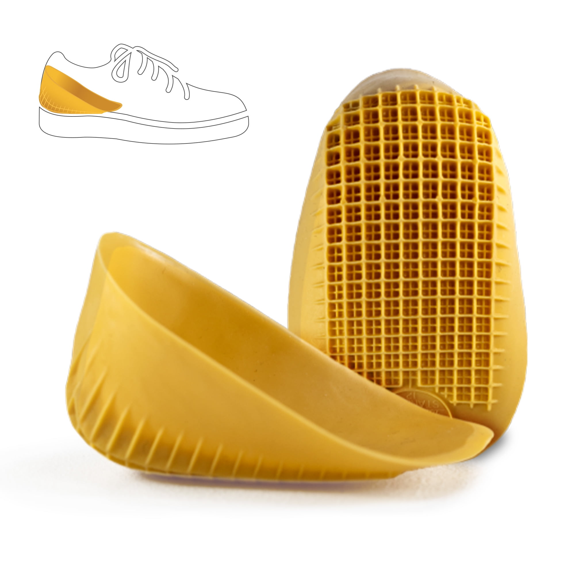 Tuli's Classic Heel Cups for Plantar Fasciitis, Achilles