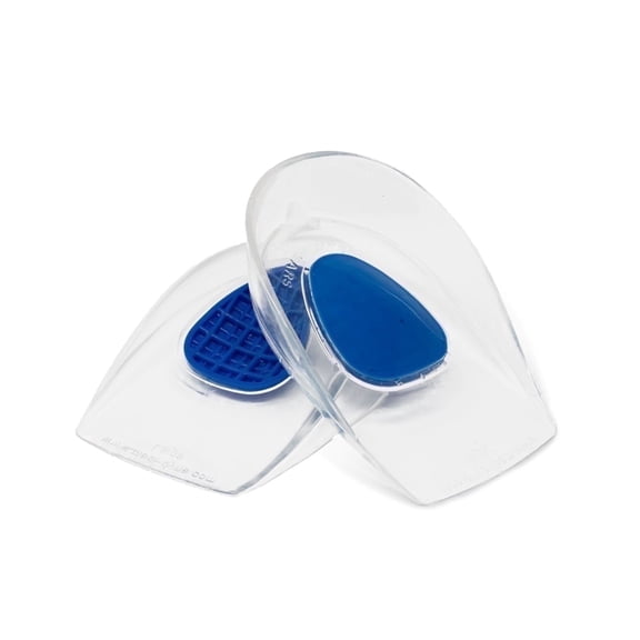 Tuli's Dual Density Gel Heel Cups for Heel Spurs and Heel Pain Relief, 1 Pair, Regular