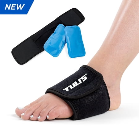 Tuli's Foot Therapy Wrap, Ice and Heat Pack for Plantar Fasciitis, One Size Fits All