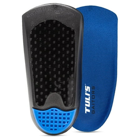Tuli’s Gaitors 3/4 Length Premium Arch Support Orthotic Insoles for Plantar Fasciitis & Fallen Arches, X-Large