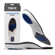 Tuli’s Plantar Fasciitis Insoles, Orthotic Arch Support for Flat Feet, Overpronation & Heel Pain, Medium