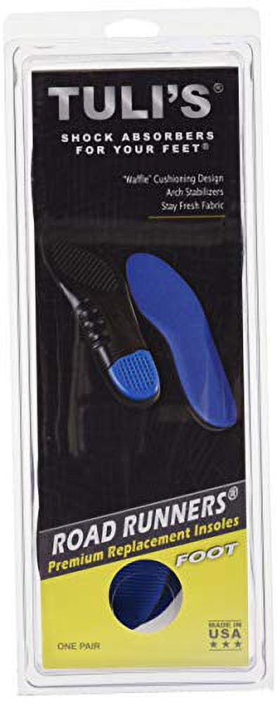 Tuli's Roadrunners Premium Replacement Insole and Foot Cushion