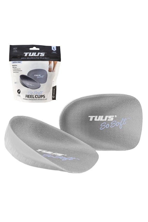 So Soft Heavy Duty Gel Heel Cups for Plantar Fasciitis, Sever's Disease, and Heel Pain Relief, 1 Pair, Regular
