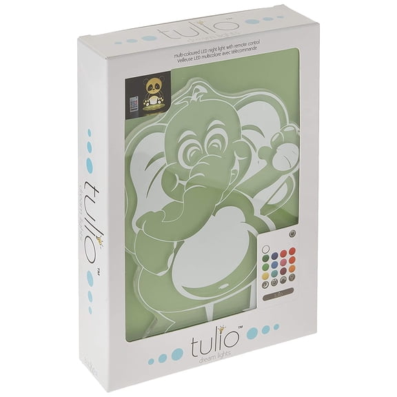 Tulio Dream Lights High-Five Elephant Multi-Use, Multi-Color Night Light