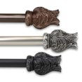 thumbnail image 1 of Tulip 1" Curtain Rod 48-84 inch - Black, 1 of 2