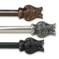 thumbnail image 1 of Tulip 1" Curtain Rod 66-120 inch - Satin Nickel, 1 of 3
